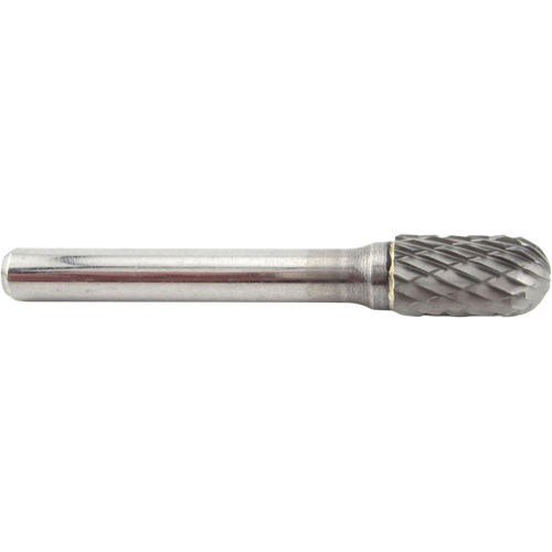 Fraise en carbure cylindrique &agrave; coupe agressive &agrave; extr&eacute;mit&eacute; arrondie, SC-3, 3/8" dia., 3/4" profondeur de la coupe Oxymax Inc