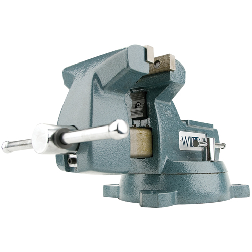 Mechanic's Vises, 5" Jaw Width, 3-3/4" Throat Depth Oxymax Inc