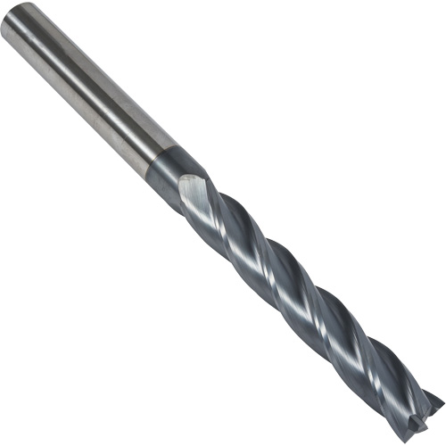 Fraise en bout carr&eacute;e extra longue 30° S237, 1/8" dia., 3" lo, 4 cannelures, 1/8" tige, Carbure Oxymax Inc