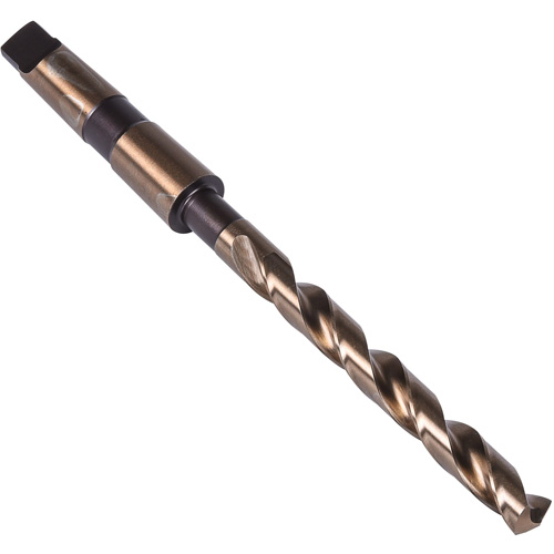 Heavy Duty Taper Shank Drill Bit, 9/16", High Speed Cobalt, 4-7/8" Flute, 135° Point Oxymax Inc