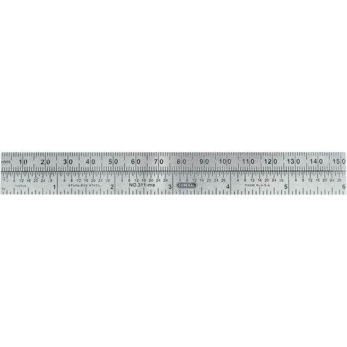 R&egrave;gle flexible de pr&eacute;cision &eacute;conomique, 6" lo, Acier Oxymax Inc