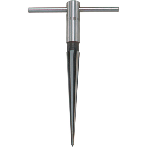 Al&eacute;soir avec manche en T, #130, Cannelure Droit, Acier, Tige Conique Oxymax Inc