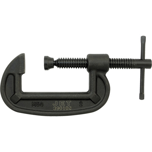 Heavy-Duty C-Clamp, 2" (50.8 mm) Capacity, 1" (25.4 mm) Throat Depth Oxymax Inc