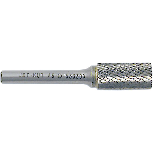 Fraise cylindrique, 5/8" Dia., 1/4" Tige, 1" Prof. de la coupe Oxymax Inc