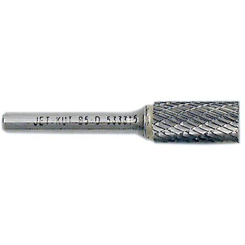Fraise cylindrique JET-KUT avec coupe en bout, 1/4" Dia., 1/4" Tige, 5/8" Prof. de la coupe Oxymax Inc