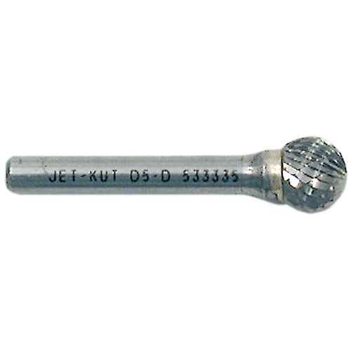 Fraise sph&eacute;rique Jet-Kut, 1/4" dia., 1/4" Tige, 7/32" Prof. de la coupe Oxymax Inc
