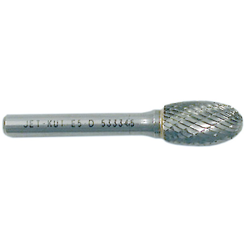 Fraise ovale, 1/4" dia., 1/4" Tige, 3/8" Prof. de la coupe Oxymax Inc