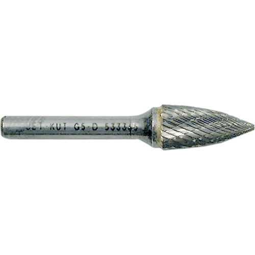 Fraise arboriforme avec extr&eacute;mit&eacute; pointue G3-D JET-KUT, 3/8" dia., 1/4" Tige, 3/4" Prof. de la coupe Oxymax Inc