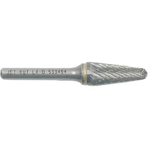 JET-KUT Taper Shape Bur, 5/16" Dia., 1/4" Shank Oxymax Inc