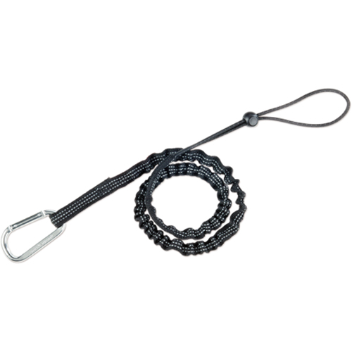 Squids&reg; 3100 Tool Lanyard, Bungee, Carabiner/Loop Oxymax Inc