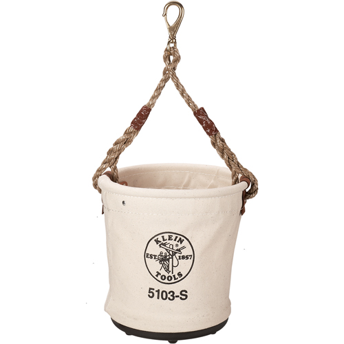Seau &agrave; outils, 12" lo x 12" la x 12" h, Toile, Beige Oxymax Inc
