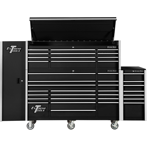 Armoire lat&eacute;rale s&eacute;rie RX, 3 tiroirs, 19" la x 25" p x 61" h, Noir Oxymax Inc
