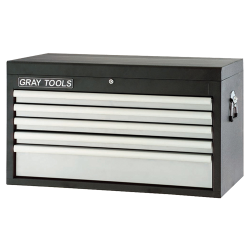 Coffre sup&eacute;rieur - 5 tiroirs, 33-1/2" la, 5 tiroirs, Noir Oxymax Inc