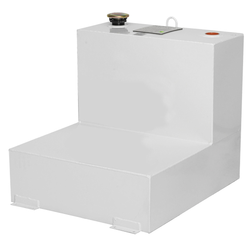 Steel Fuel Transfer Tank, Steel, 48 gal. Capacity, White Oxymax Inc