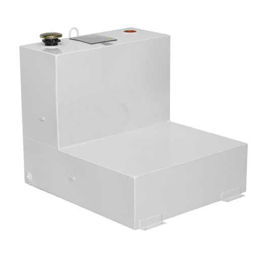 Steel Fuel Transfer Tank, Steel, 48 gal. Capacity, White Oxymax Inc