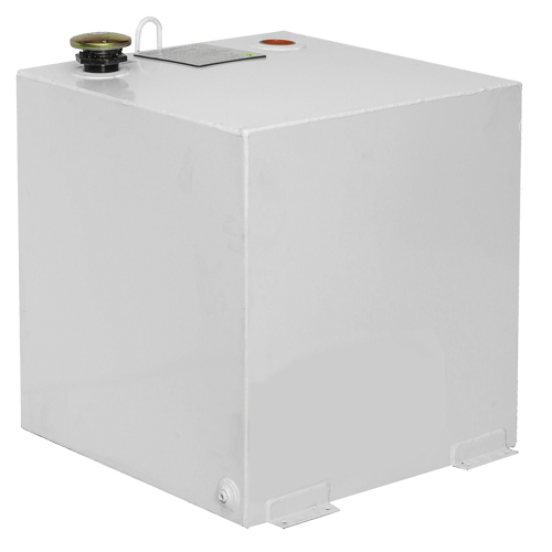 R&eacute;servoir de transfert pour carburant en acier, Acier, Capacit&eacute; 50 gal., Blanc Oxymax Inc