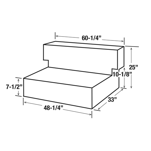 Steel Fuel Transfer Tank, Steel, 100 Gal. Capacity, White Oxymax Inc