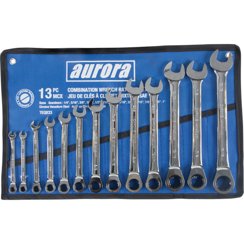 Fixed Head Wrench Set, 13 Pieces, Imperial Oxymax Inc