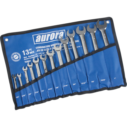 Fixed Head Wrench Set, 13 Pieces, Imperial Oxymax Inc