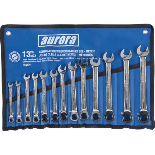 Fixed Head Wrench Set, Combination, 13 Pieces, Metric Oxymax Inc