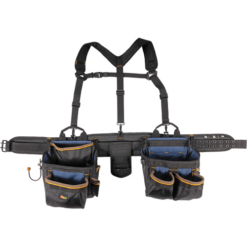 Ceinture &agrave; outils de luxe, Polyester, Noir Oxymax Inc