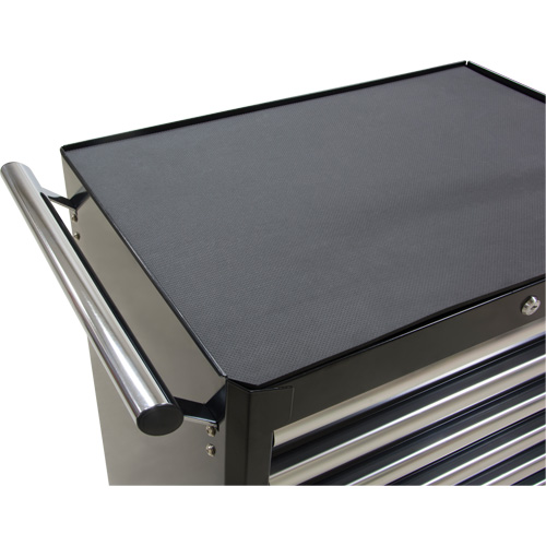 Industrial Tool Cart, 7 Drawers, 27" W x 18-3/4" D x 39" H, Black Oxymax Inc