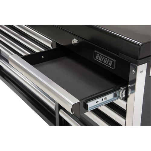 Coffre &agrave; outils industriel, 41" la, 10 tiroirs, Noir Oxymax Inc