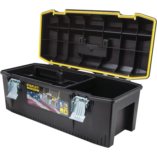 FatMax&reg; Structural Foam Tool Box, 28" W x 12-1/2" D x 11" H, Black/Yellow Oxymax Inc