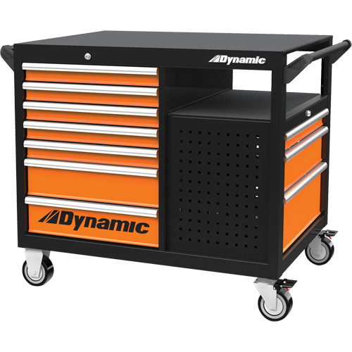 industrial Cart, 2 Tiers, 45" x 40" x 28-3/4" Oxymax Inc