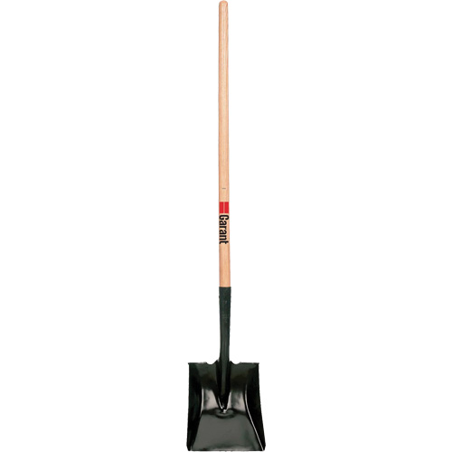Square Point Shovel, Wood, Tempered Steel Blade, Straight Handle, 42" Long Oxymax Inc