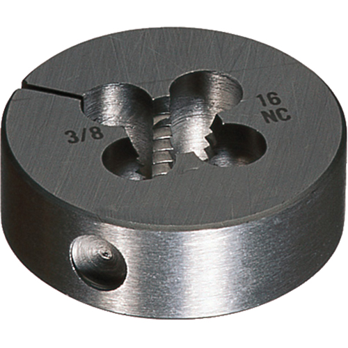 CLE-LINE Round Adjustable Die, Bright Finish, 5/8"-11 Thread, High Speed Steel Oxymax Inc
