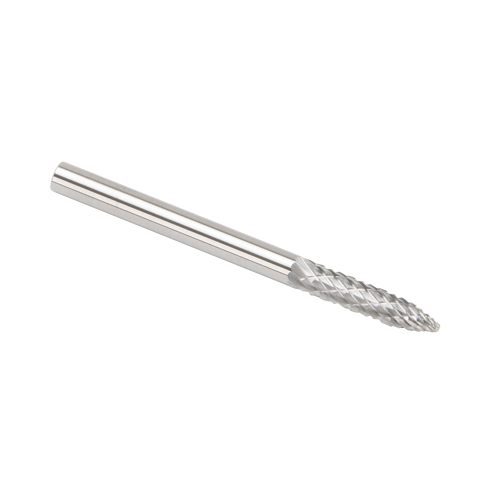 Solid Carbide Burrs - Tree Shape Pointed End, SG-44, 3 mm Dia., 1/8" Shank Oxymax Inc