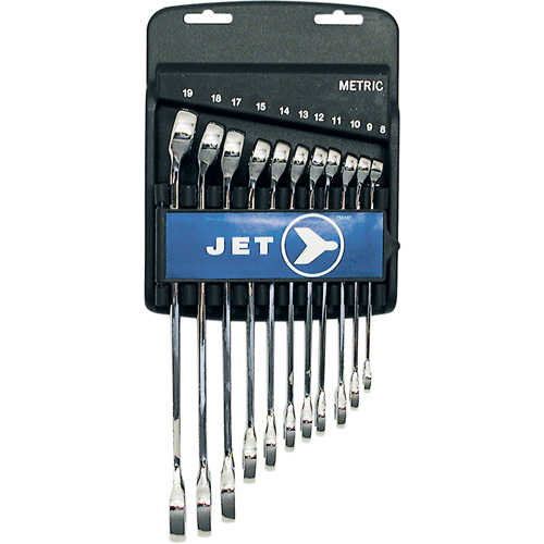 Jeux de cl&eacute;s mixtes combin&eacute;es longues enti&egrave;rement polies, Combinaison, 11 morceaux, M&eacute;trique Oxymax Inc