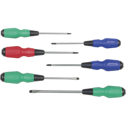 TDSS-6 Torque Drive&reg; Screwdriver Set, 6 Pcs., Magnetic Oxymax Inc
