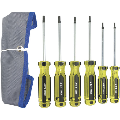 Jeu de tournevis &agrave; manche g&eacute;ante TORX JHTSS-6, 6 Oxymax Inc