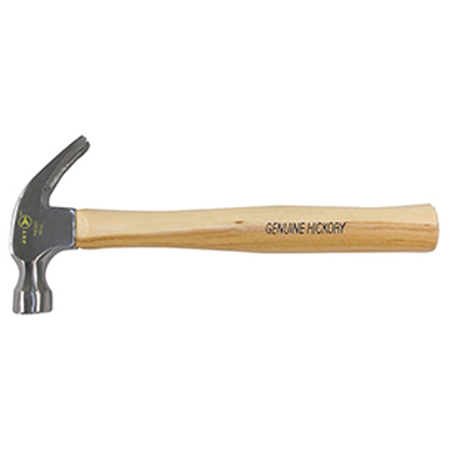 Hickory Handle Claw Hammer, 16 oz., Wood Handle, 13" L Oxymax Inc