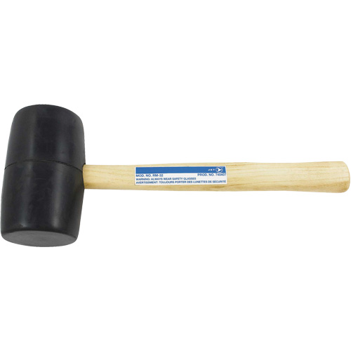 RM-32 Maillet en caoutchouc, 32 oz, Prise en Bois, 13-1/2" lo Oxymax Inc