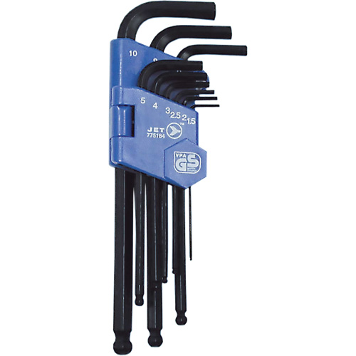 JBHK-9M Ball Nose Hex Key Set, 9 Pcs., Metric Oxymax Inc