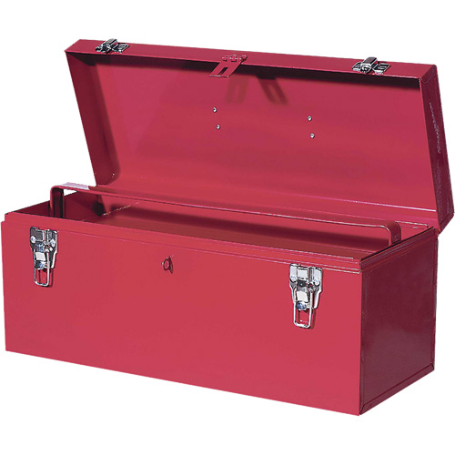 TB21 Boîte &agrave; outils en acier, 8-3/4" P x 20" la x 9-3/8" h, Rouge Oxymax Inc