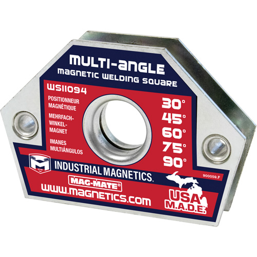&eacute;querres de soudage magn&eacute;tiques, 4-3/8" lo x 3/4" la x 3" h, 55 lb Oxymax Inc