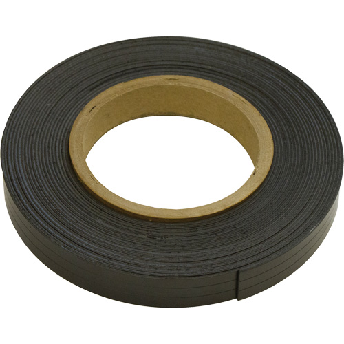 Magnetic Strips, 100' L x 1" W, 1/32" Thickness, Strength of 4 lbs. per Lin. Ft. Oxymax Inc