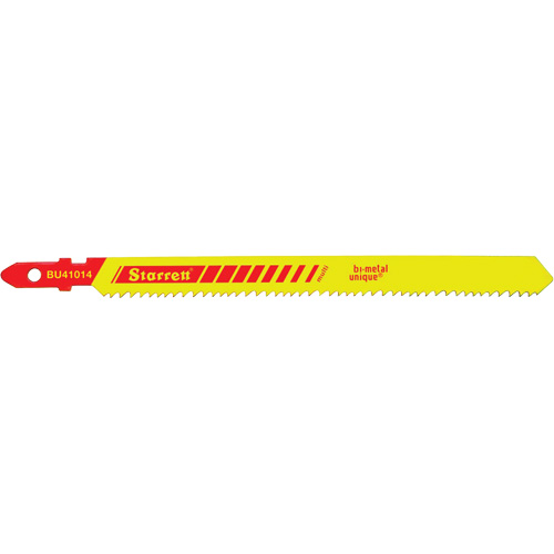 Lames pour scie sauteuse Unified Shank, Bim&eacute;tal, 4" lo, 10-14 dents par pouce Oxymax Inc