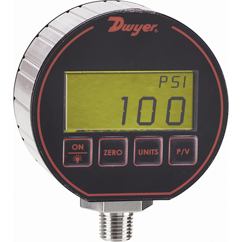 Manom&egrave;tre,  3", 15 psi, Fixation inf&eacute;rieure, Num&eacute;rique Oxymax Inc