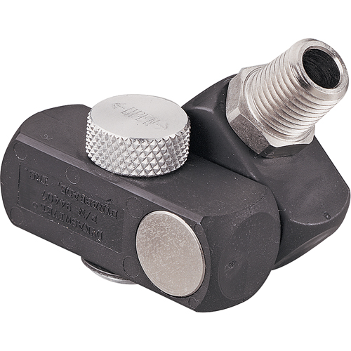 Swivel Connectors with Flow Control Oxymax Inc
