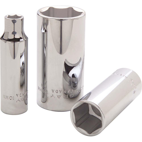  Socket, 10 mm, 1/2" Drive, 6 Points, Deep Oxymax Inc
