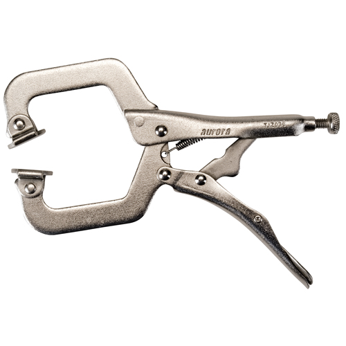 Locking Pliers with Swivel Pads, 6" Length, C-Clamp Oxymax Inc