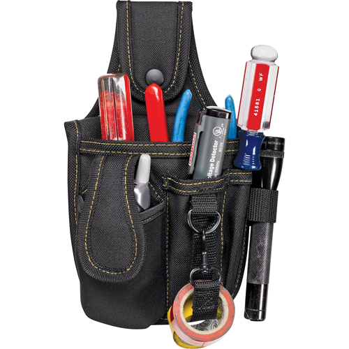 Multi-Pocket Tool & Phone Holders, Multiple Tool Holder, Polyester, 4 Pockets Oxymax Inc