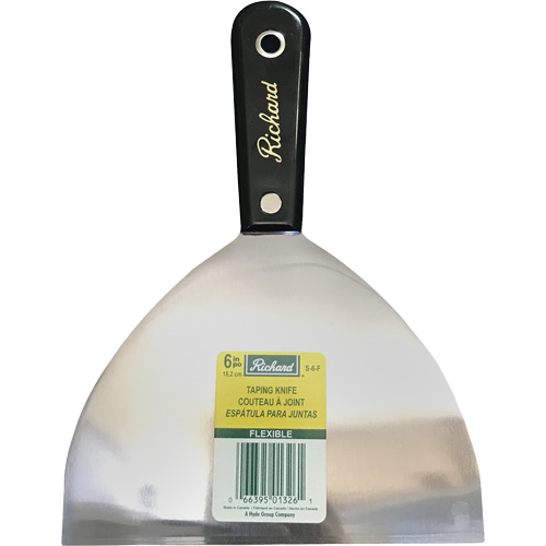 Couteau &agrave; galon sur joint flexible de s&eacute;rie Pro, 6", Lame en Acier &agrave; haute teneur en carbone Oxymax Inc