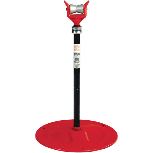 Support de tuyau ajustable no 92, 81-104 cm R&eacute;glage de la hauteur, 150 mm Capacit&eacute; max. de tuyau, 2500 lb Capacit&eacute; de charge max. Oxymax Inc