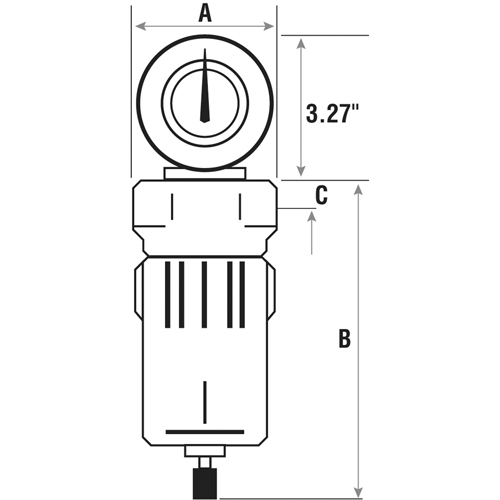 Filtres &agrave; air comprim&eacute;, Modulaire, 3/4" NPT, Drain Automatique Oxymax Inc